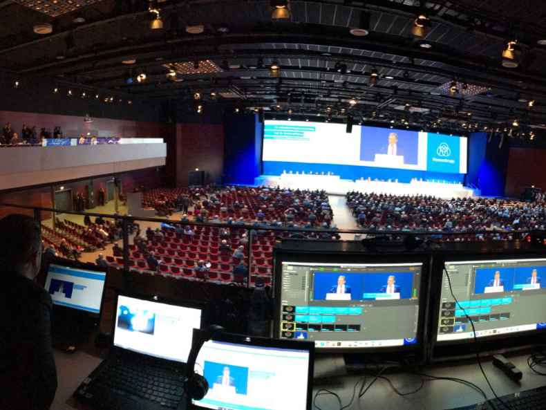 thyssenkrupp AG - Live stream of the Annual General Meeting